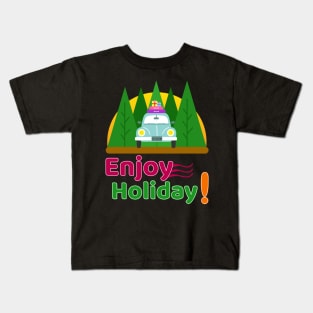 enjoy holiday funy gift Kids T-Shirt